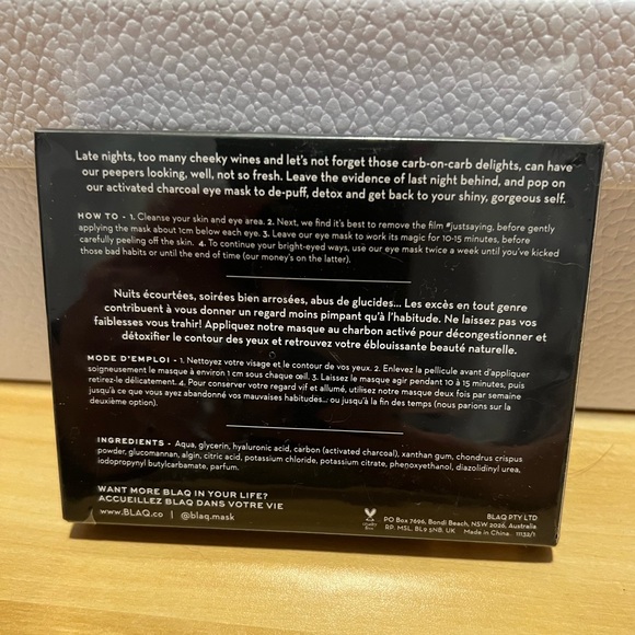 Blaq Hyaluronic Acid Bright Eyes NWT NIB - Picture 4 of 7